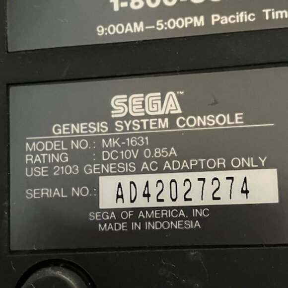 Sega Genisis game console - Picture 5 of 8
